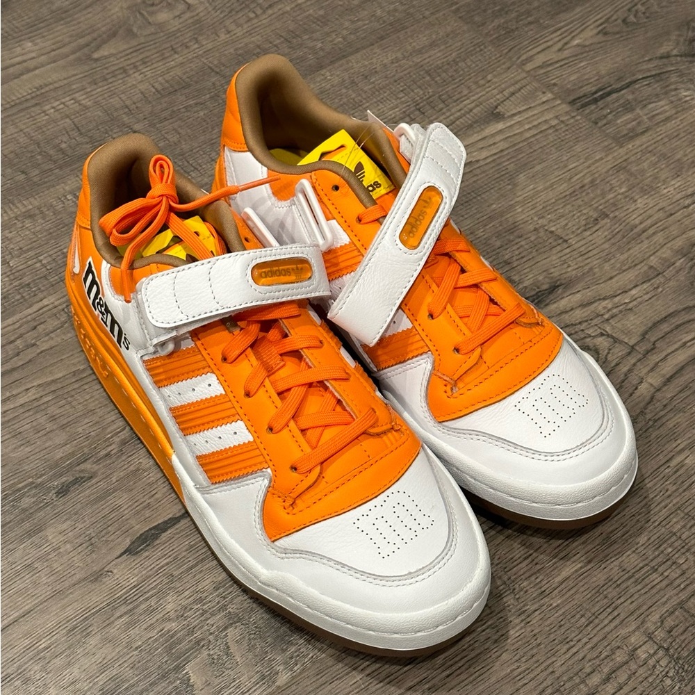 Adidas Forum Low 84 x Orange M&M's GY6315 Men’s Size 7.5 - Picture 4 of 7